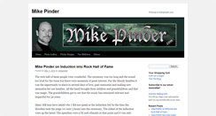Desktop Screenshot of mikepinder.com